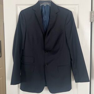 Billy Reid | Navy Blue Pinstripe Blazer Wool Sz 36‎